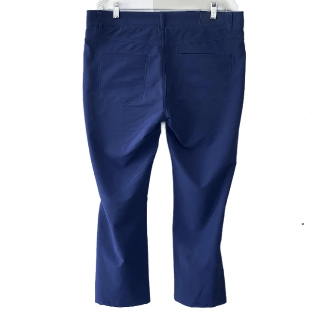 Peter Millar Crown Performance 5 Pocket Dress Casual Golf Pants Navy Blue